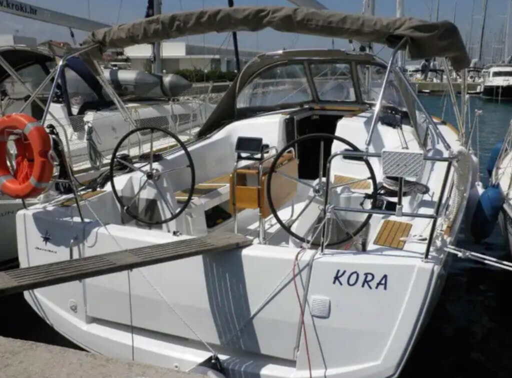 Sun Odyssey 349, Kora