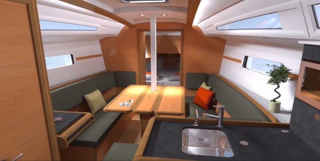 Sun Odyssey 349, Kora